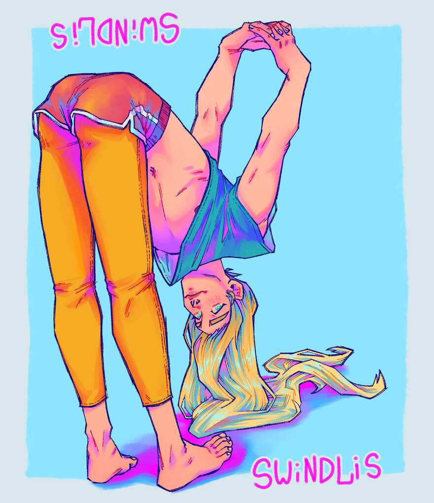 Just stretchin' (Original Character)