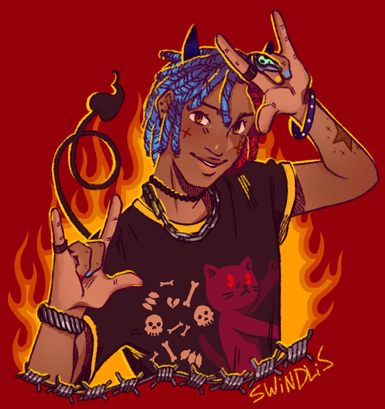 a little bit of punk (Character of twt: @CuntMuffiin)