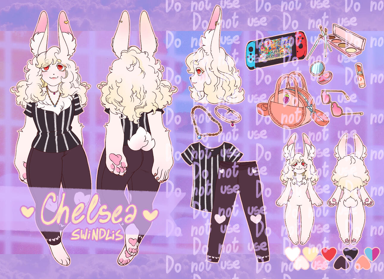 Chelsea Fursona Reference Sheet